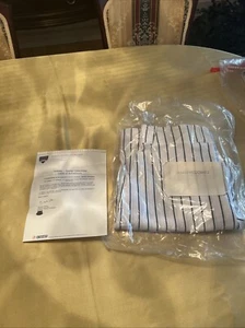 HOF, NY Yankees CC Sabathia Authentic Pin Stripe Pants Steiner COA - Picture 1 of 6