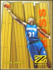 1997-98 Skybox Z Force Boss Kevin Garnett Insert Card #5B Minnesota Timberwolves