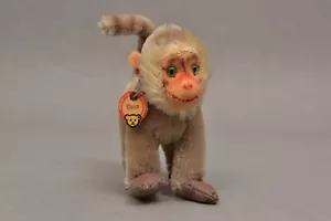 Vintage Steiff Coco Baboon Plush Toy Monkey Mohair With Glass Eyes - Picture 1 of 6