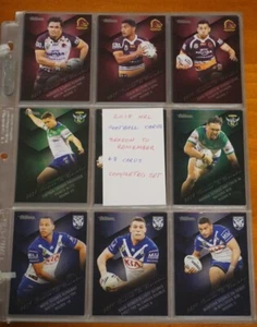 2018 NRL SEASON TO REMEMBER CARD SET - Picture 1 of 1
