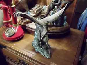 THE ALASKA CHILKAT BALD EAGLE PRESERVE Pewter Eagle by Paul Brunelle - Picture 1 of 3