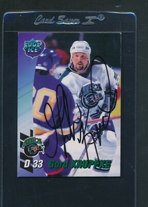 1995 Split Second Gord Kruppke Aeros Signed Auto *D7127