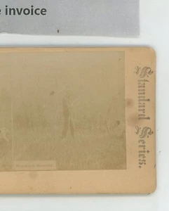 Woodcock Shooting Hunting Stereoview - Picture 1 of 2