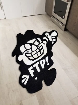 Fuckthepopulation FTP Boris Floor Mat Area Rugs Living Room Modern Accent Carpet - Image 1 of 4