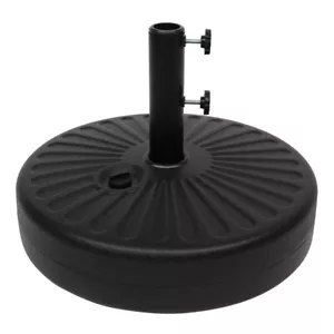 Umbrella PP Parasol Base Weight Bag Patio Tent Detachable Round Bag Black - Picture 1 of 8