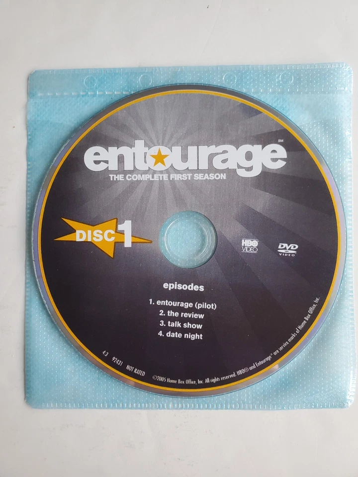 Entourage The Complete First Season Loose Disc DVD HBO  - Image 1 of 4