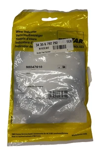 Pair Front Textar BMW Brake Pad Sensor 98047610 Brake Pad Wear Warning Indicator - Picture 1 of 4