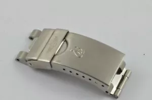 BREITLING PLUTON VINTAGE FALTSCHLIESSE 16MM DEPLOYMENT CLASP - Bild 1 von 2
