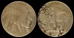 1913 S TY1 Buffalo Nickel US Type Coin Black Diamond Key Date San Francisco - Picture 1 of 3