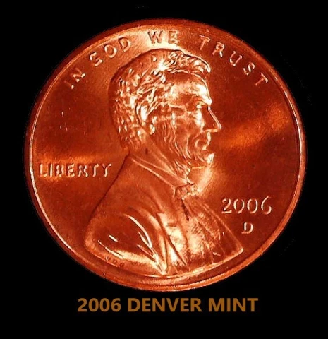 2006  DENVER MINT  Lincoln MEMORIAL  Cent  Uncirculated Cover