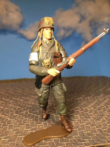 1/18 101st Airborne WW II Sargeant Figure with M1 Rifle 21st Century Toys Cover