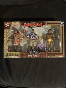 WWE Mattel Elite Rock, Rocky Johnson, Peter Maivia WWE Generations Legacy 3-Pack - Picture 1 of 3