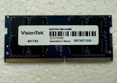 Vision Tek 401743 16Gb DDR4 2666 SO-DIMM - Image 1 of 3