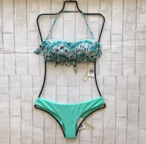 SOFIA by ViX VOYAGE BANDEAU TOP y FRESCO COMO NUEVO CONJUNTO DE BIKINI BUZIOS INFERIOR {M} $134 - Imagen 1 de 9