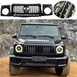 Silver Black Grille fits for Mercedes Benz G-Class W465 Grand Touring Style 2025 - Picture 1 of 3