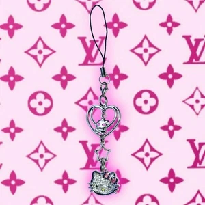 Hello Kitty Mcbling Y2k Trashycore Gyaru Phone Charm - Zdjęcie 1 z 8