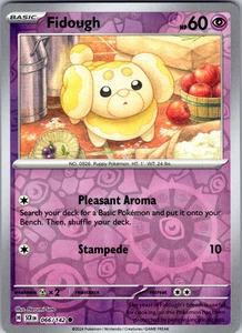 Fidough Reverse Holo 066/142 SV07: Stellar Crown Common - NM - Picture 1 of 2