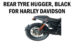 REAR TYRE HUGGER, BLACK FIT FOR HARLEY DAVIDSON STREET ROD 750 - Picture 1 of 6