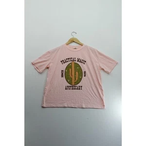 Camicia da farmacia magica pratica Somewhere West nuova senza etichette donna media casual basic - Foto 1 di 4
