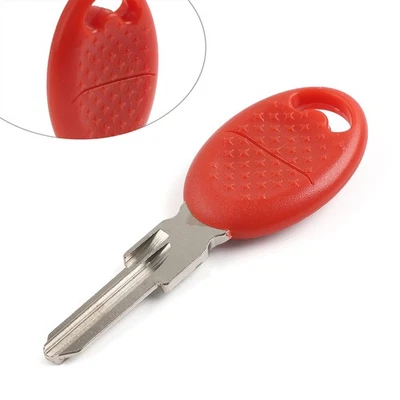 Red Uncut Blade Blank Key For Aprilia Tuono1000R RSV1000 SXV550 SMV750/1200 - Imagem 1 de 4