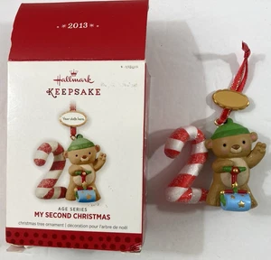 Hallmark baby My Second Christmas Ornament w/Box - Picture 1 of 5