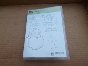Stampin'Up! JOLLY OLD SAINT NICK Clear-Mount Stempelset 6 Stück - Bild 1 von 3