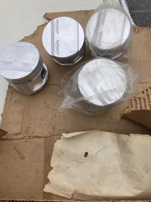 Rare Vintage New Arias Pistons R16 Renault Lotus Europa Piston Set California Ca - Image 1 of 4