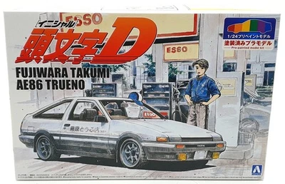 Aoshima 1/24 Scale Model Kit I-SP01 Initial D Fujiwara Takumi Toyota AE86 Trueno - Image 1 of 4