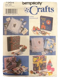 Cubierta de álbum foto tela álbum de recortes simplicidad 7864 manualidades boda escuela nuevo - Imagen 1 de 6