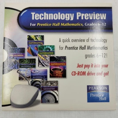 Technology Preview for Prentice Hall Mathematics, Grades 6-12 CD-ROM - Image 1 of 4