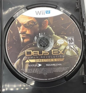 Deus Ex: Human Revolution Director's Cut (Nintendo Wii U, 2013) Disc Only Tested - Picture 1 of 7