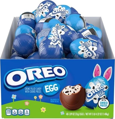 Huevos rellenos de crema Oreo con trozos de galletas - ¡¡Huevos Oreo 48 unidades!! ¡Entrega gratuita!! Foto 1 de 4