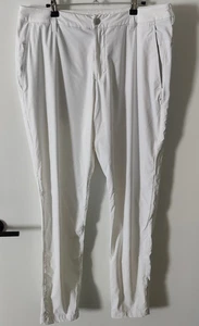 Lululemon Commission Pants Mens 34x34 Golf Classic Tapered Leg M5AS9S White - Picture 1 of 7