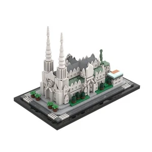 Compatible 1/800 Scale St. Patrick’s Cathedral 580 Pieces Building Toys Set - Picture 1 of 9