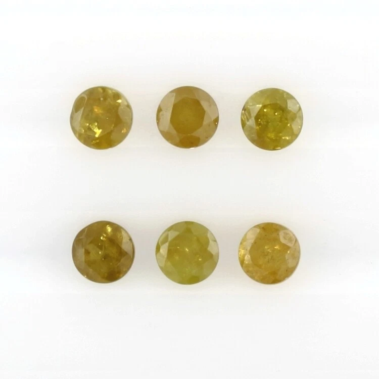 ESFENO COLOR ORO 4 MM CORTE REDONDO SE VENDE POR PIEDRA CALIBRADA LECHOSA F-4974 Foto 1 de 1