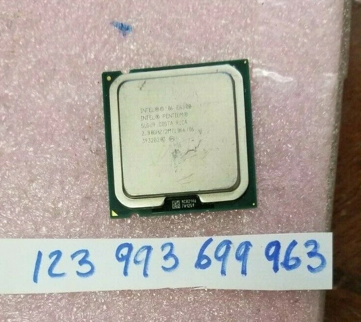 INTEL E6300 SLGU9 CPU Processor (2.8Ghz/ 2M /1066GHz) Socket 775 - Image 1 of 1