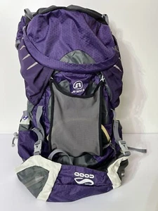 Cood Internal Frame Purple Hiking Backpack Water Holder Numerous Pockets Padded - Picture 1 of 9