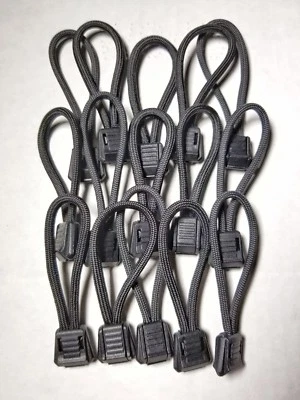 15 tiradores de cremallera Paracord de 3" con lengüeta de plástico con opciones de color Foto 1 de 3