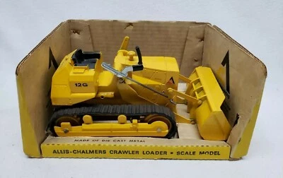 1/16 Scale Ertl Allis Chalmers 12G Crawler Loader In Bubble Box RARE! - Image 1 of 4