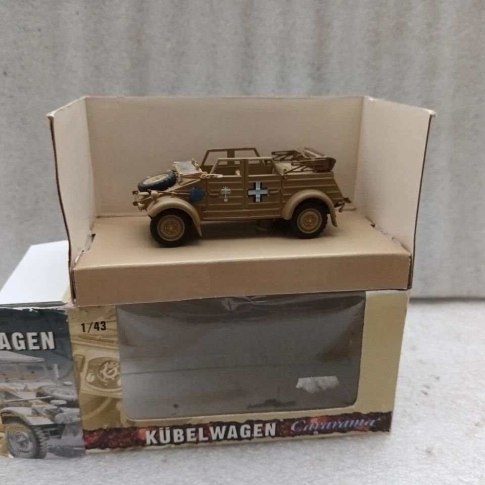 CARARAMA MILITAIRE 1/43 VOLKSWAGEN KUBELWAGEN NEUF EN BOITE - Photo 1/1