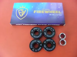 4 x ABEC 11 Scooter, Skateboard Bearings Black shields + Bearing Spacers - Picture 1 of 24