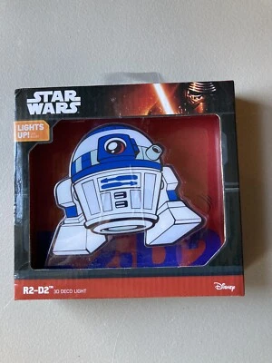 NUEVA Luz 3D FX Star Wars R2-D2 Deco Mini Tamaño LED Luz Nocturna Alimentación por Batería Foto 1 de 4