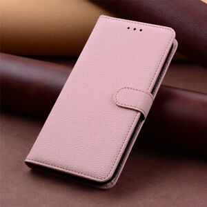 For iPhone 14 13 12 11 Pro Max SE2 Magnetic Leather Wallet Card Flip Case Cover