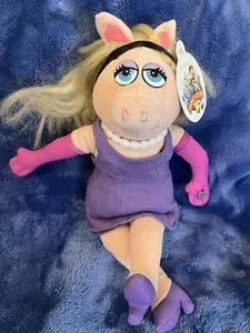 Muñeca de peluche Jim Henson Miss Piggy Muppet 10" Parques Disney - Imagen 1 de 8