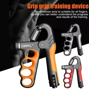 5-100KG Hand Grip Strengthener Adjustable Forearm Trainer Exerciser Finger V8K9 - Picture 1 of 20