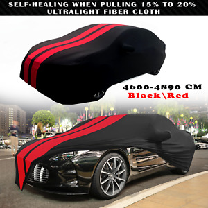 For Aston Martin One-77 Red Full Car Cover Satin Stretch Indoor Dust Proof A+