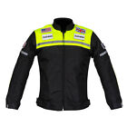 Duchinni Grid Youth Motorcycle Motorbike Textile Jacket Black / Neon Yellow