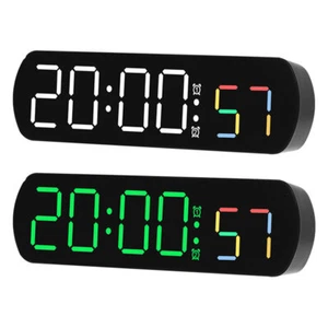 Digital Alarm Clock Timer Temperature Date Dual Alarm LED Desktop Table Clock - Picture 1 of 16