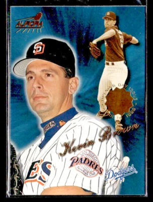 1999 PACIFIC AURORA OPENING DAY ISSUE PARALLEL BLANK SERIAL #91 KEVIN BROWN 1/1 - Image 1 of 2