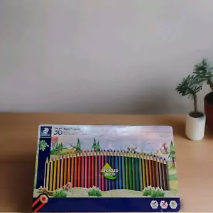 STAEDTLER 185 M36 Noris Colour Colouring Pencils - 36 Assorted Colours Tin of 36 - Picture 1 of 1
